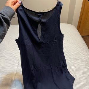 Blouse - bavy blue sleeveless